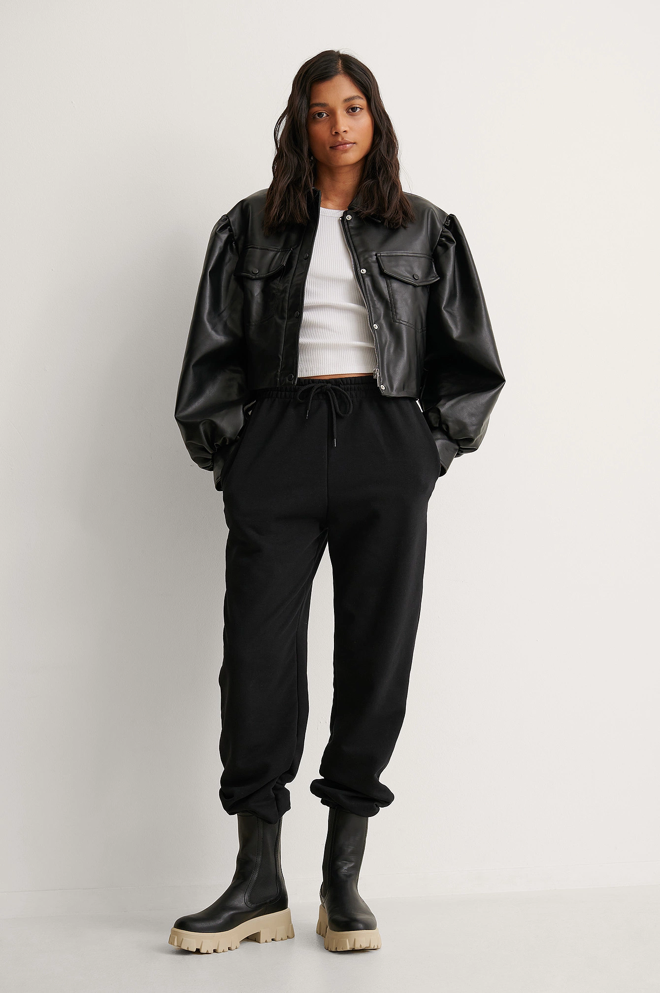 NA-KD Shoes Elastic Profile Boots - Image 4