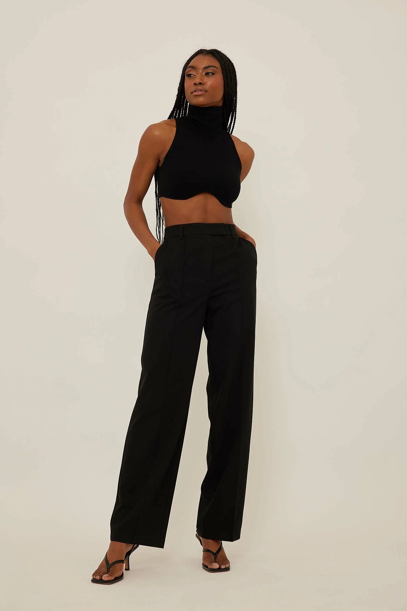Angelica Blick X NA-KD Flowy Suit Pants