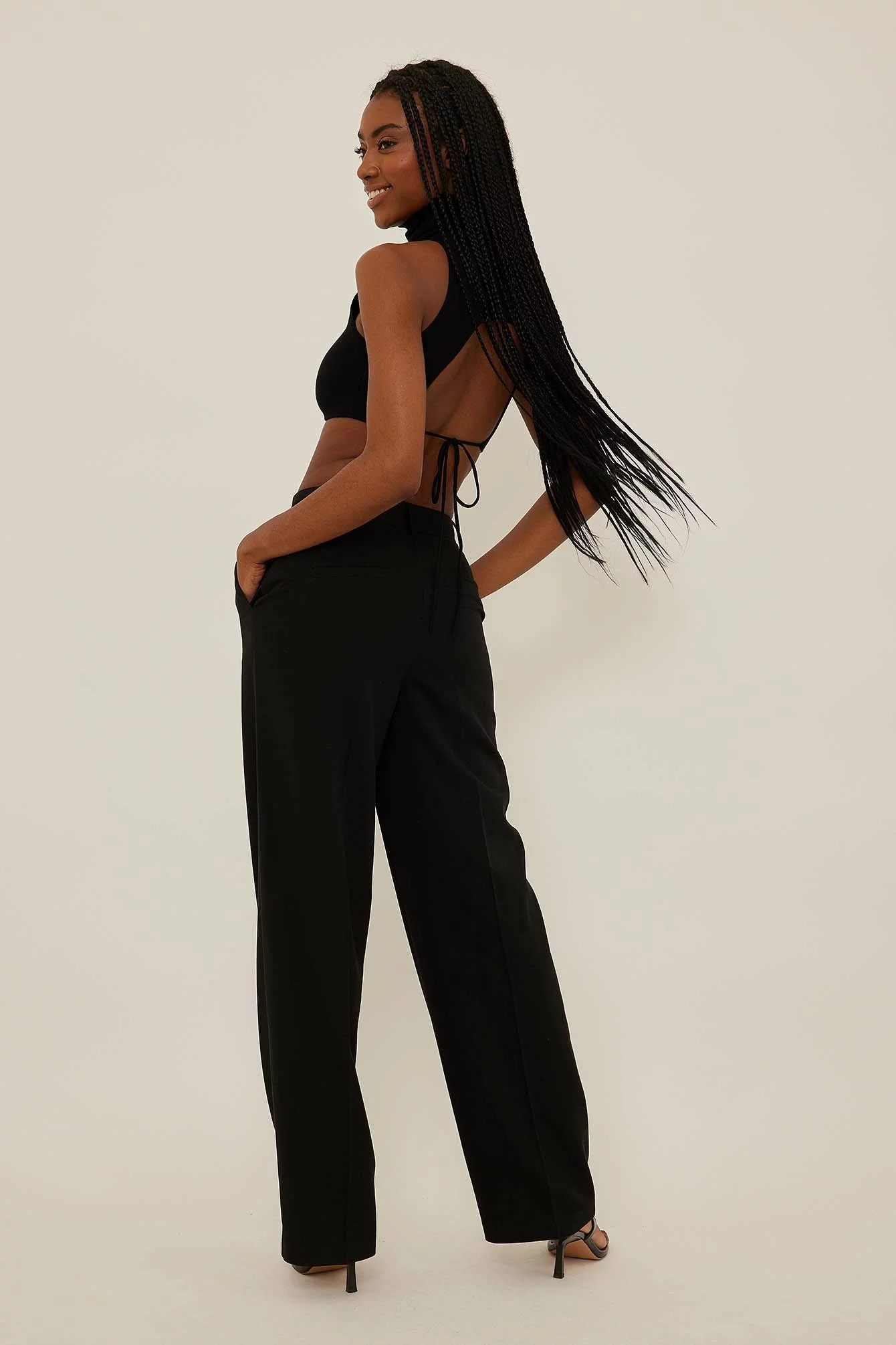 Angelica Blick X NA-KD Flowy Suit Pants - Image 2