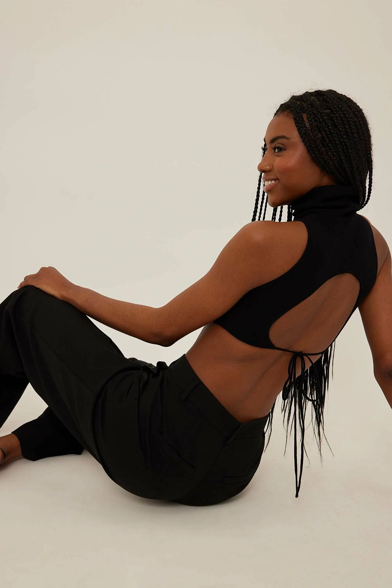 Angelica Blick X NA-KD Flowy Suit Pants - Image 3