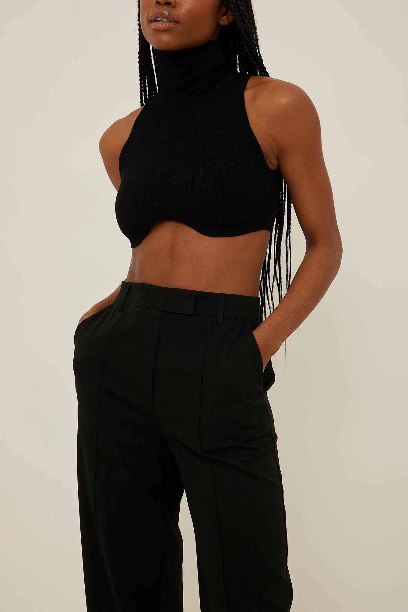 Angelica Blick X NA-KD Flowy Suit Pants - Image 4