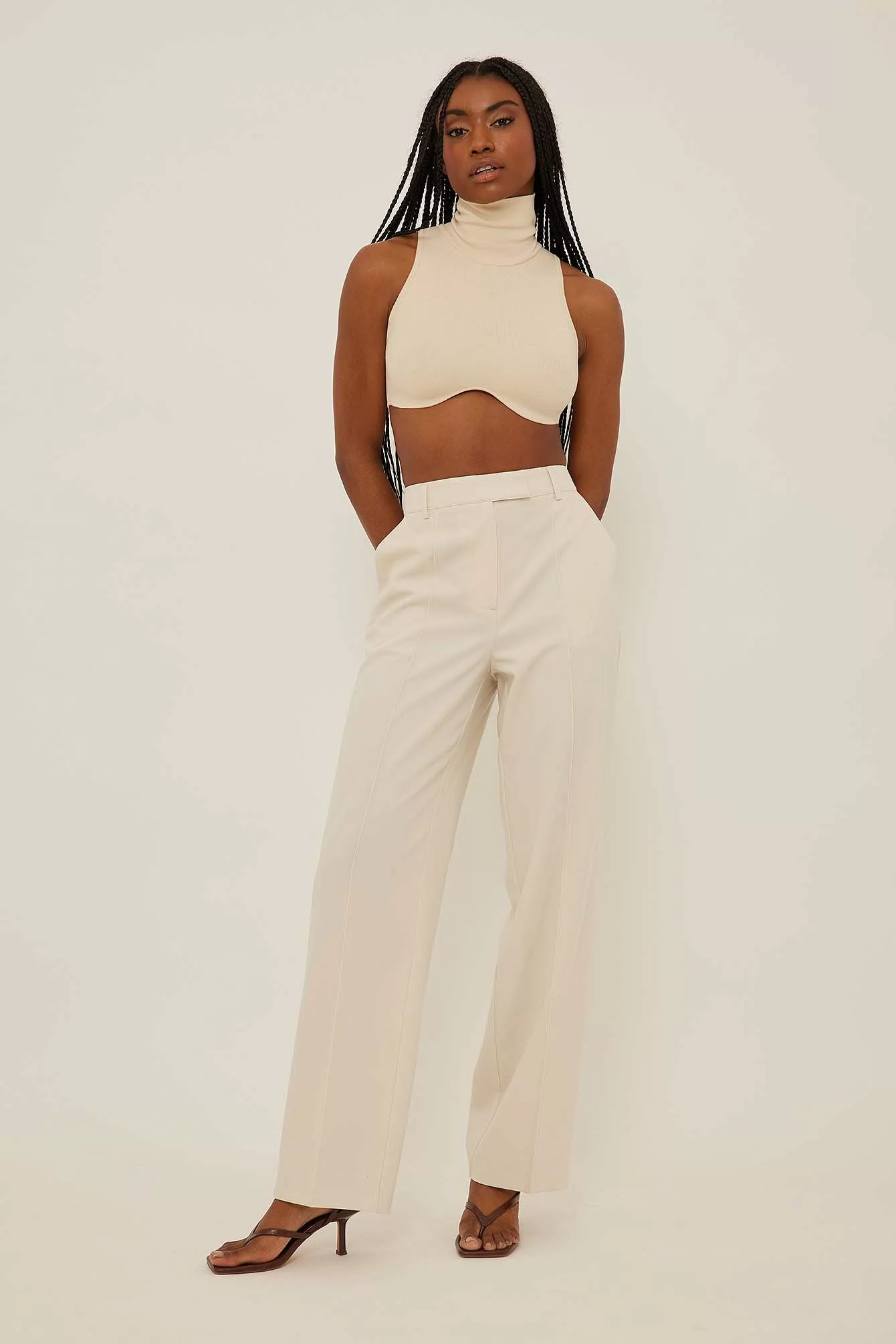 Angelica Blick X NA-KD Flowy Suit Pants - Image 7
