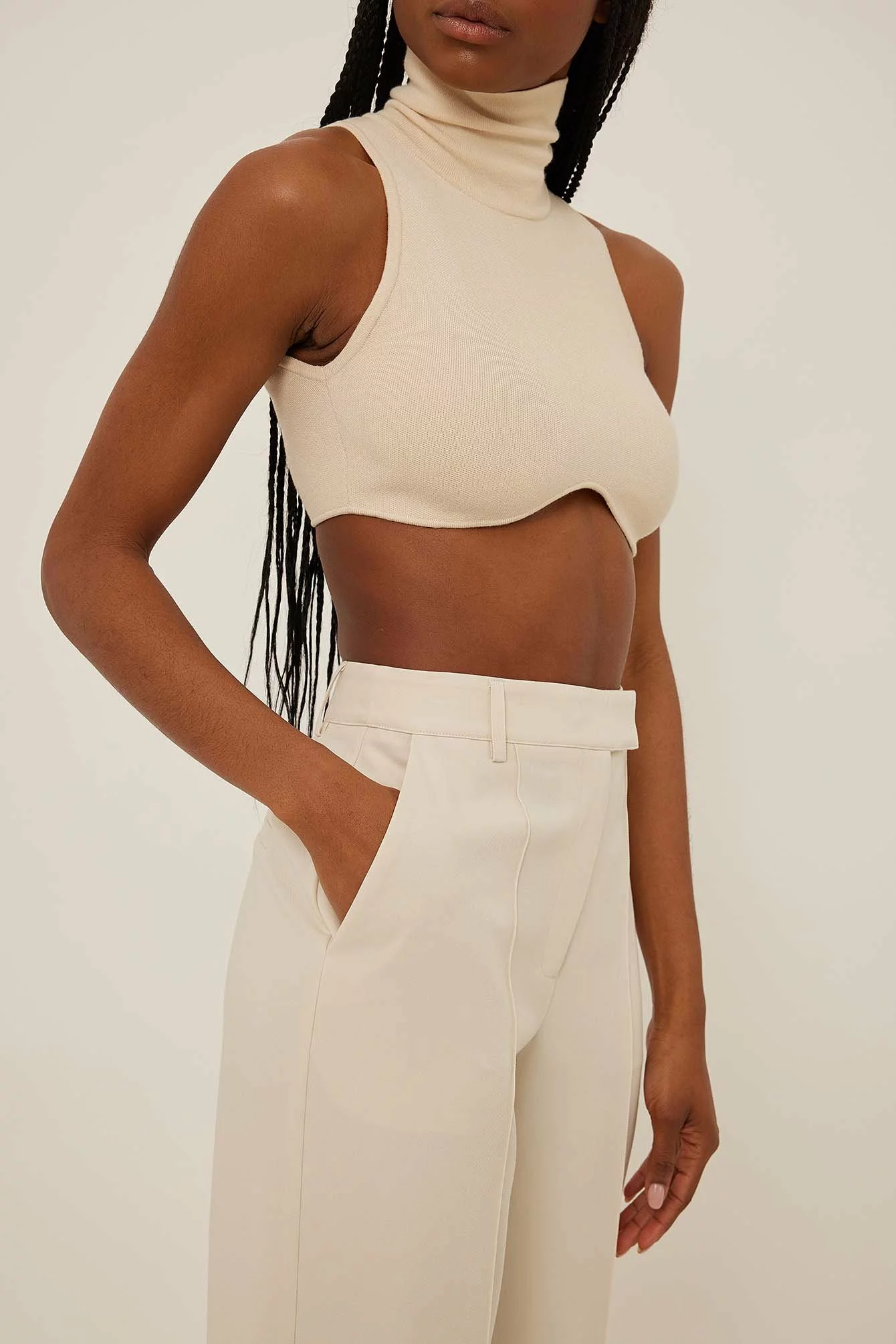 Angelica Blick X NA-KD Flowy Suit Pants - Image 8