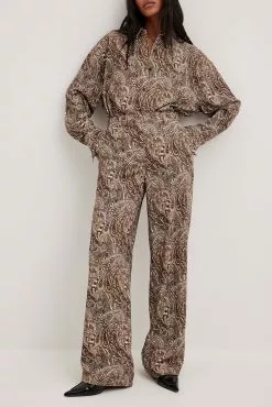 NA-KD Trend Flowy High Waist Pants