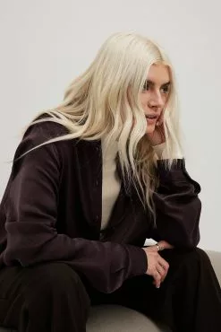 NA-KD Flowy Long Sleeve Shirt