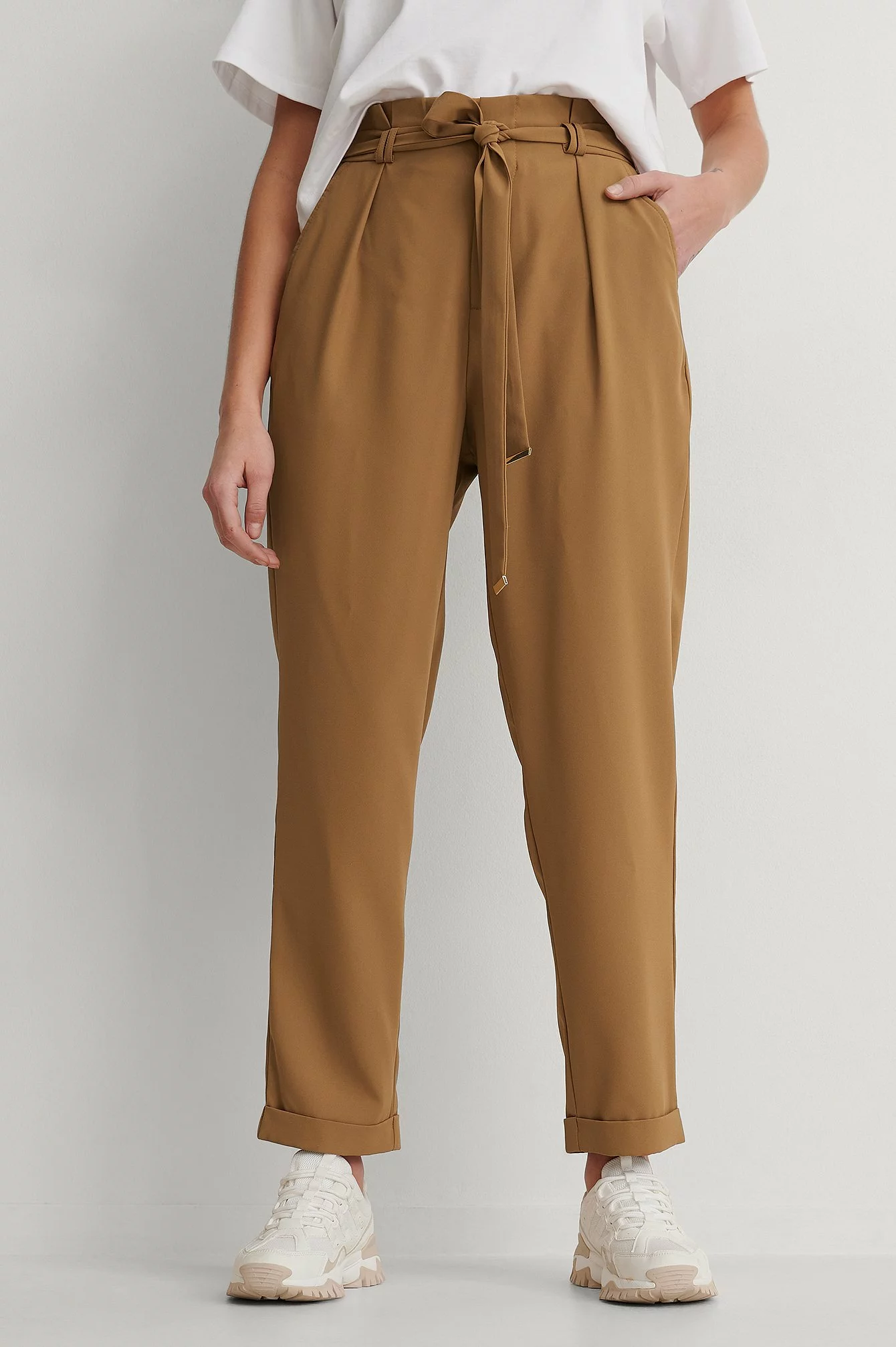 NA-KD Gold Detail Pants - Image 3