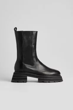 NA-KD Shoes Heavy Profile Leather Chelsea Boots