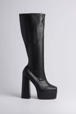 NA-KD Shoes High Plateau Knee High Boots