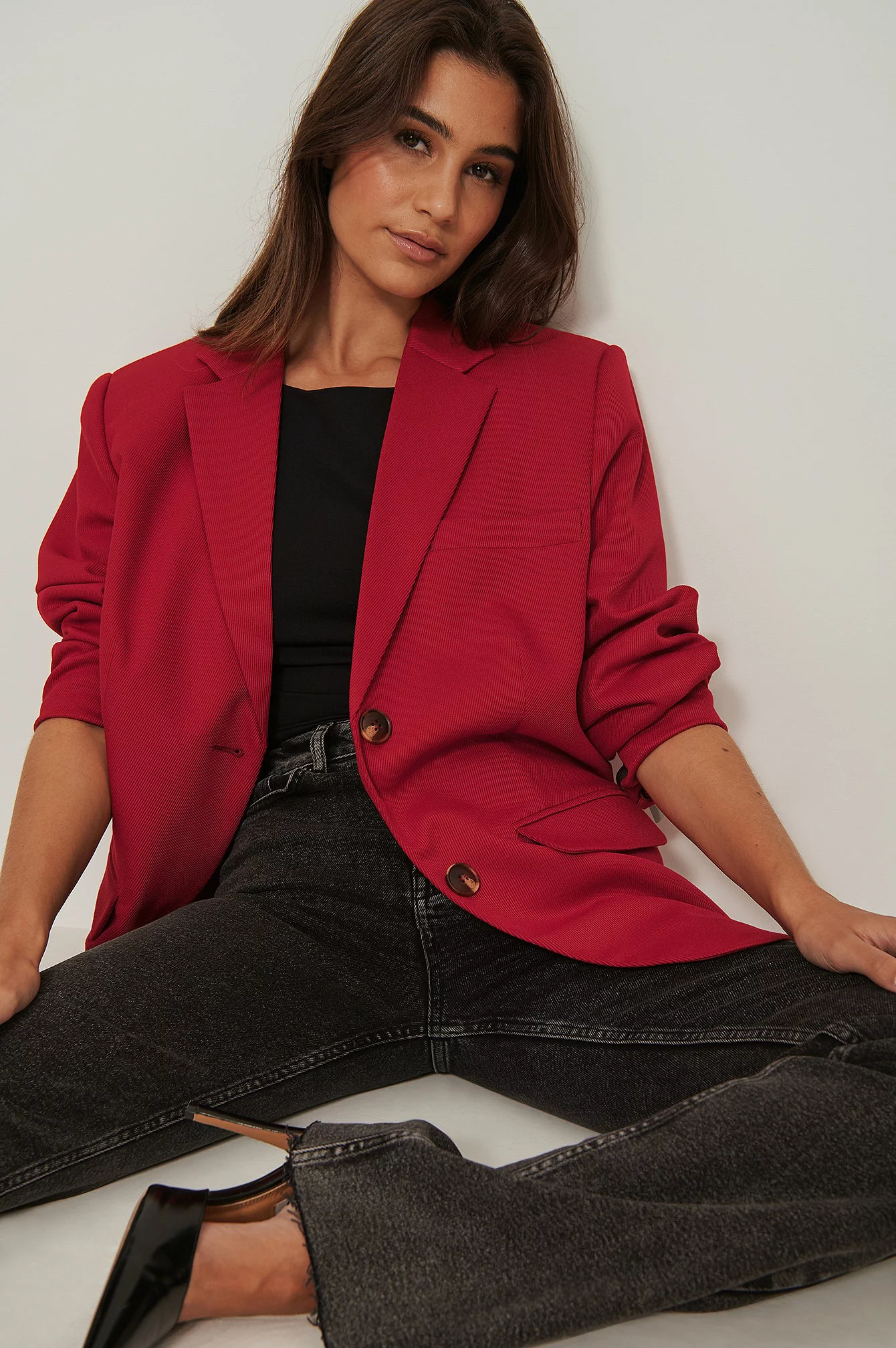 NA-KD Trend Flared High Waist Jeans - Image 14