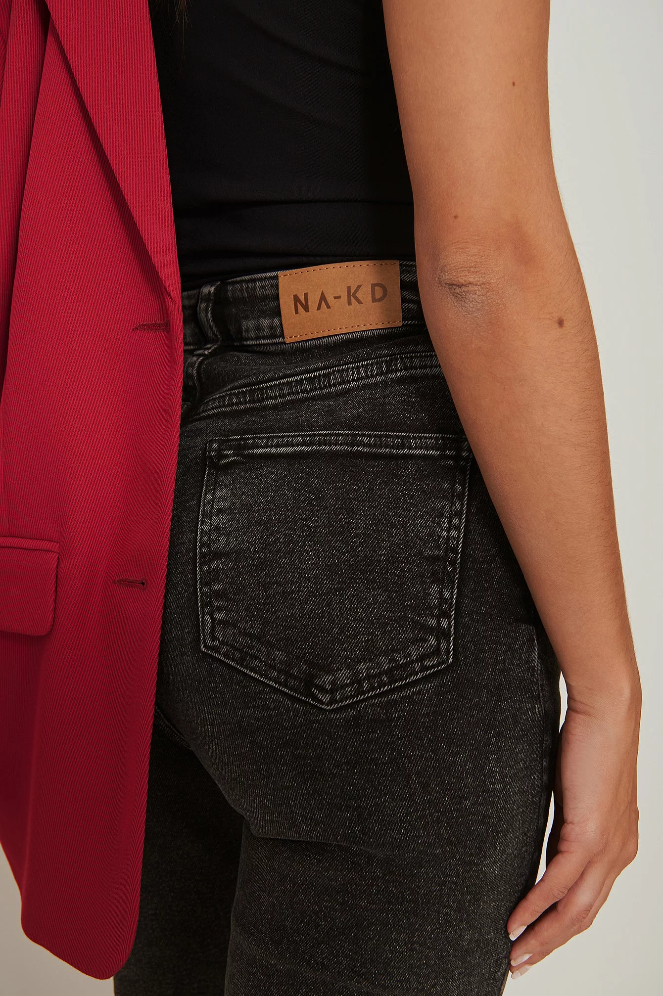 NA-KD Trend Flared High Waist Jeans - Image 16