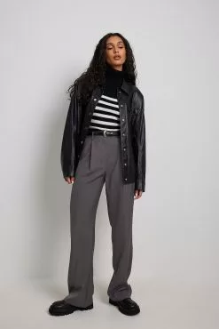 NA-KD Classic High Waist Recycled Tailored Suit Pants