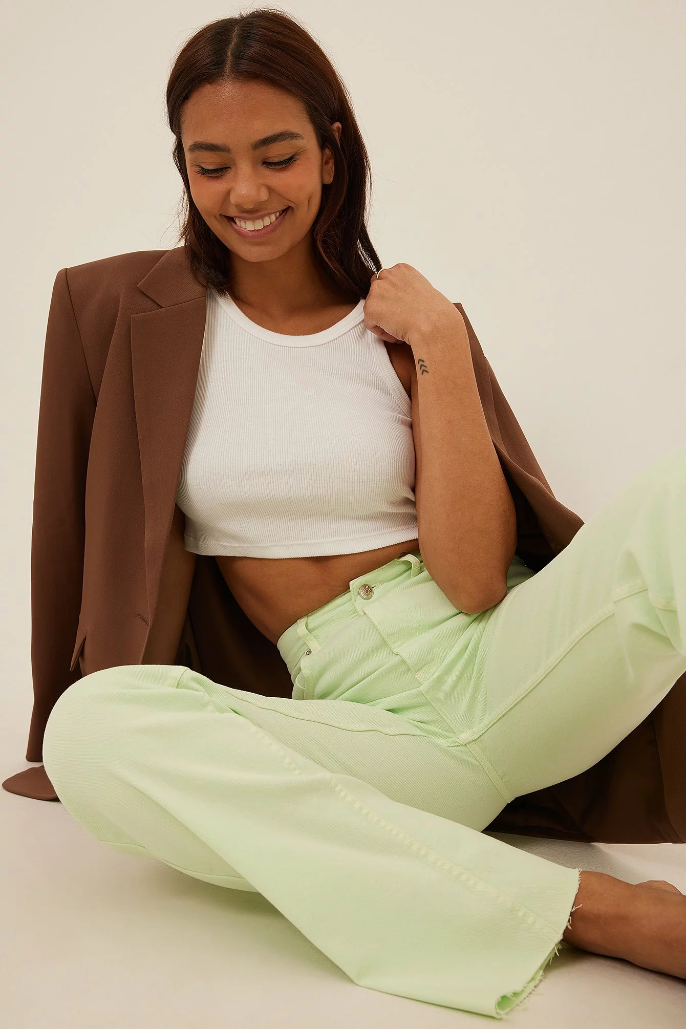 NA-KD Trend Flared High Waist Jeans - Image 19