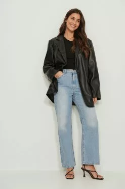 NA-KD Highwaist Relaxed Jeans