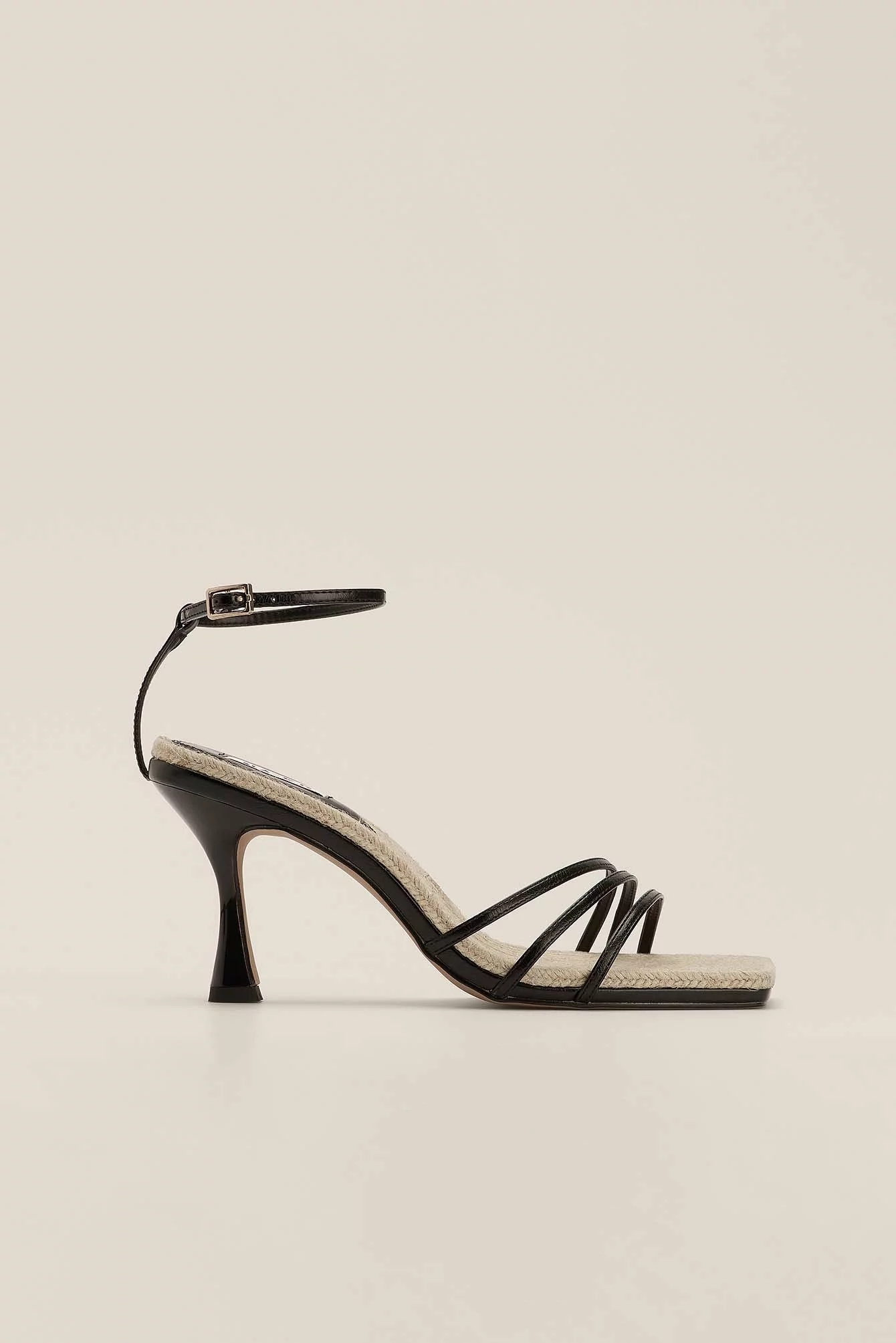 NA-KD Shoes Jute Sole Strappy Heels