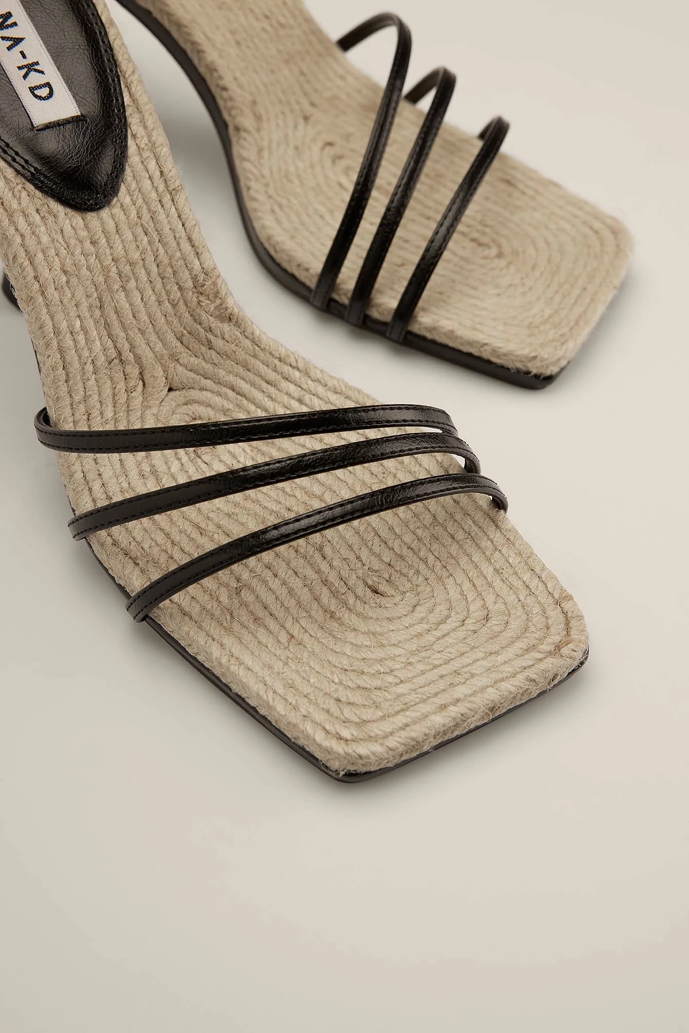 NA-KD Shoes Jute Sole Strappy Heels - Image 2