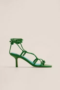 NA-KD Shoes Knotted Ankle Strap Stilettos