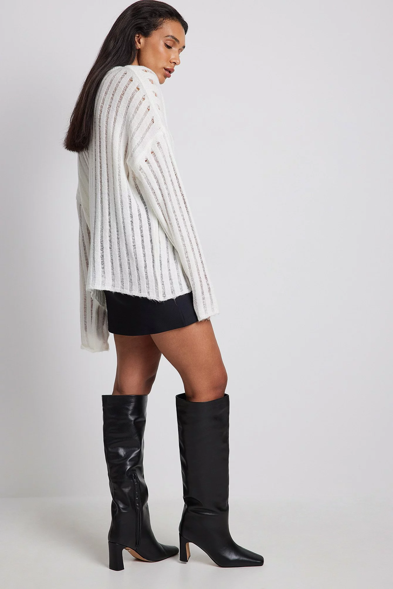 NA-KD Shoes Leather Shaft Boots - Image 5