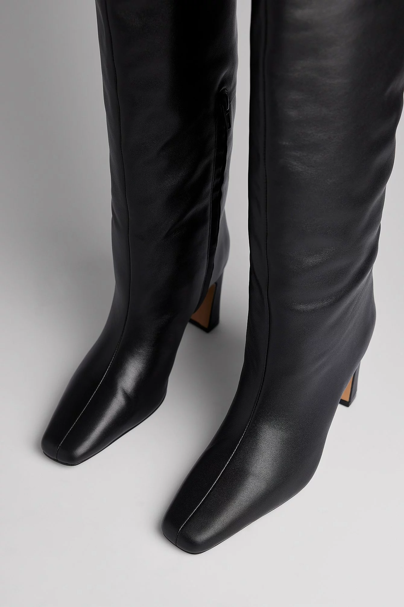 NA-KD Shoes Leather Shaft Boots - Image 4