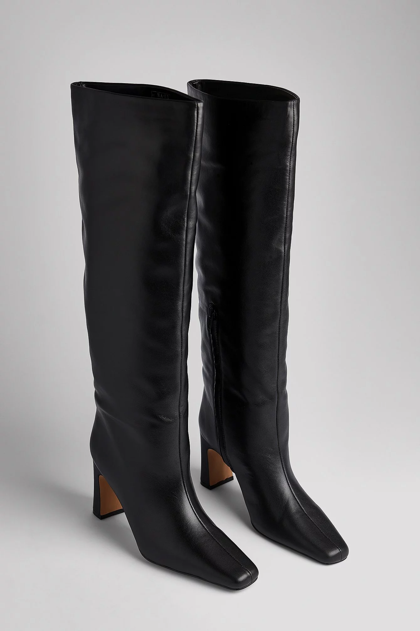 NA-KD Shoes Leather Shaft Boots - Image 3