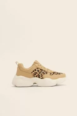 NA-KD Shoes Leopard Trainers