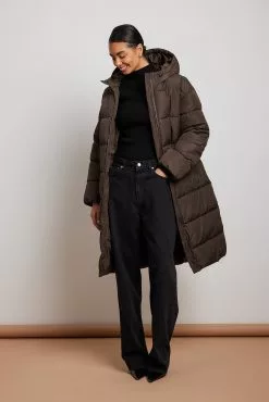 NA-KD Long Padded Jacket