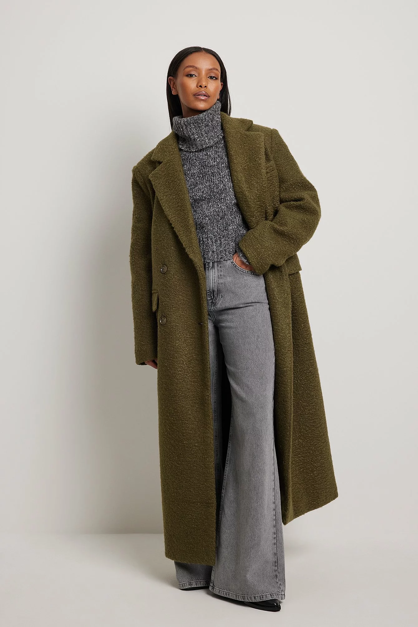 NA-KD Trend Long Straight Coat - Image 10