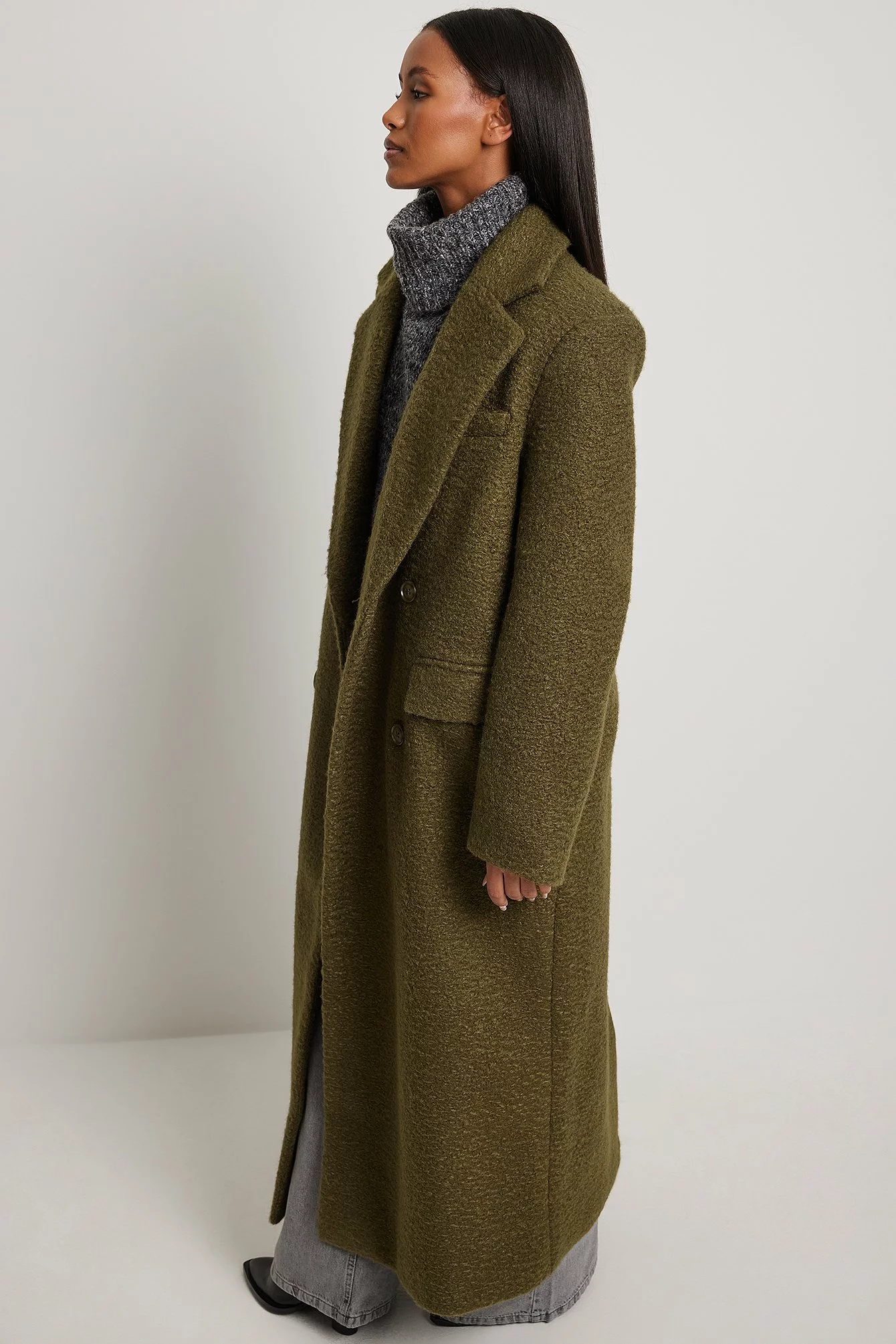 NA-KD Trend Long Straight Coat - Image 14
