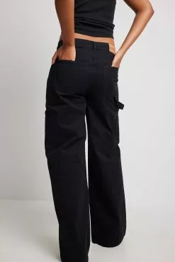 NA-KD Mid Waist Cargo Pocket Pants