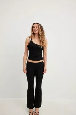NA-KD Low Waist Jersey Pants
