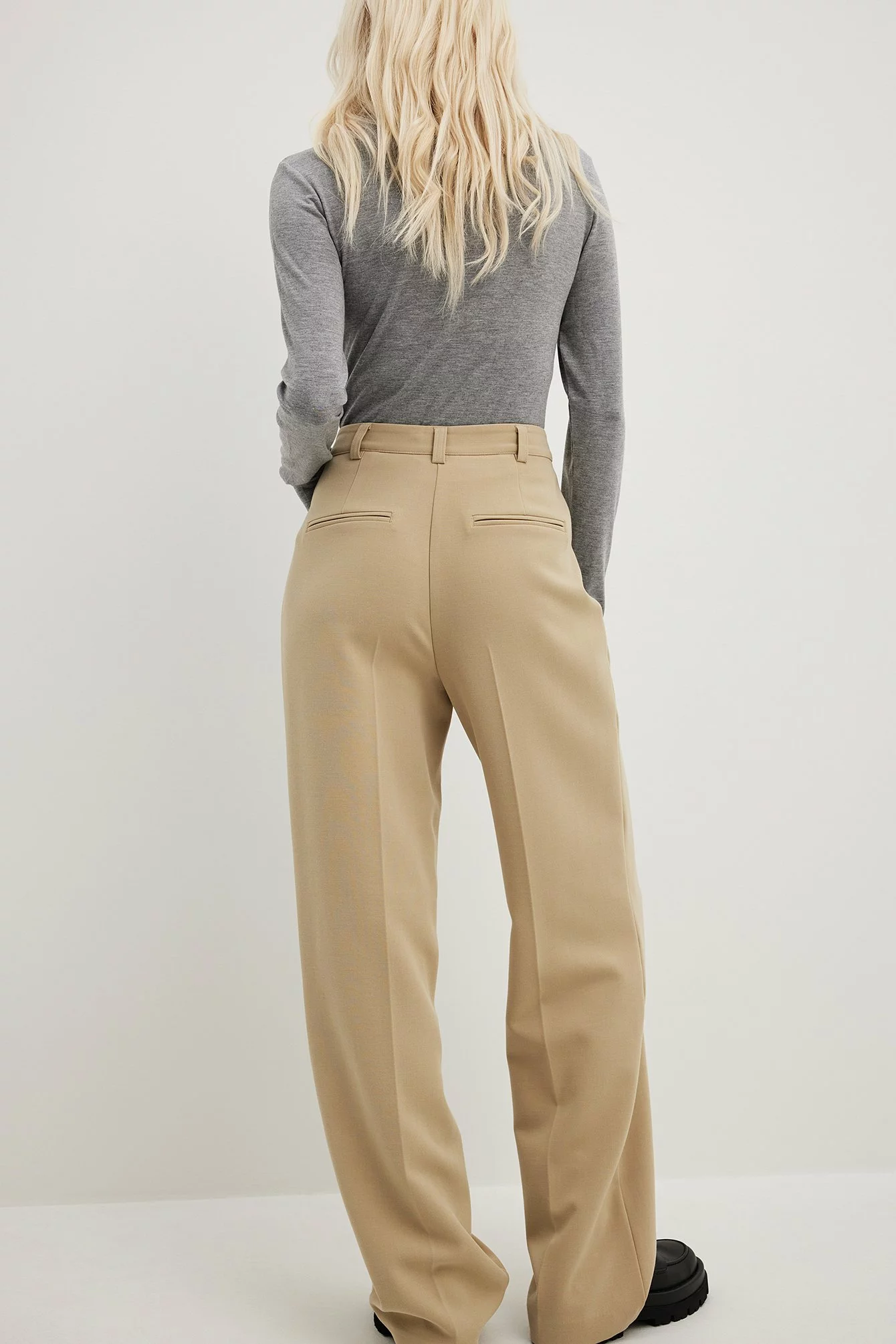 NA-KD Classic Melange Suit Pants - Image 2