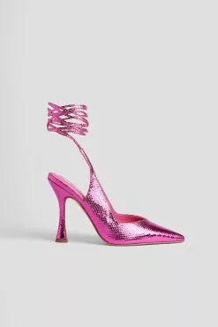 NA-KD Shoes Metallic Hourglass Pumps