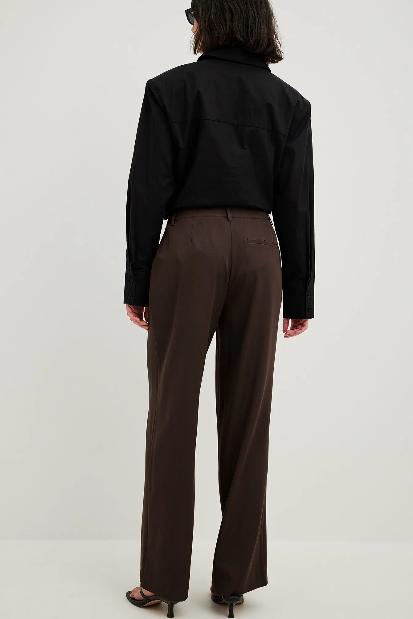 NA-KD Party Mid Waist Straight Leg Suit Pants - Image 7