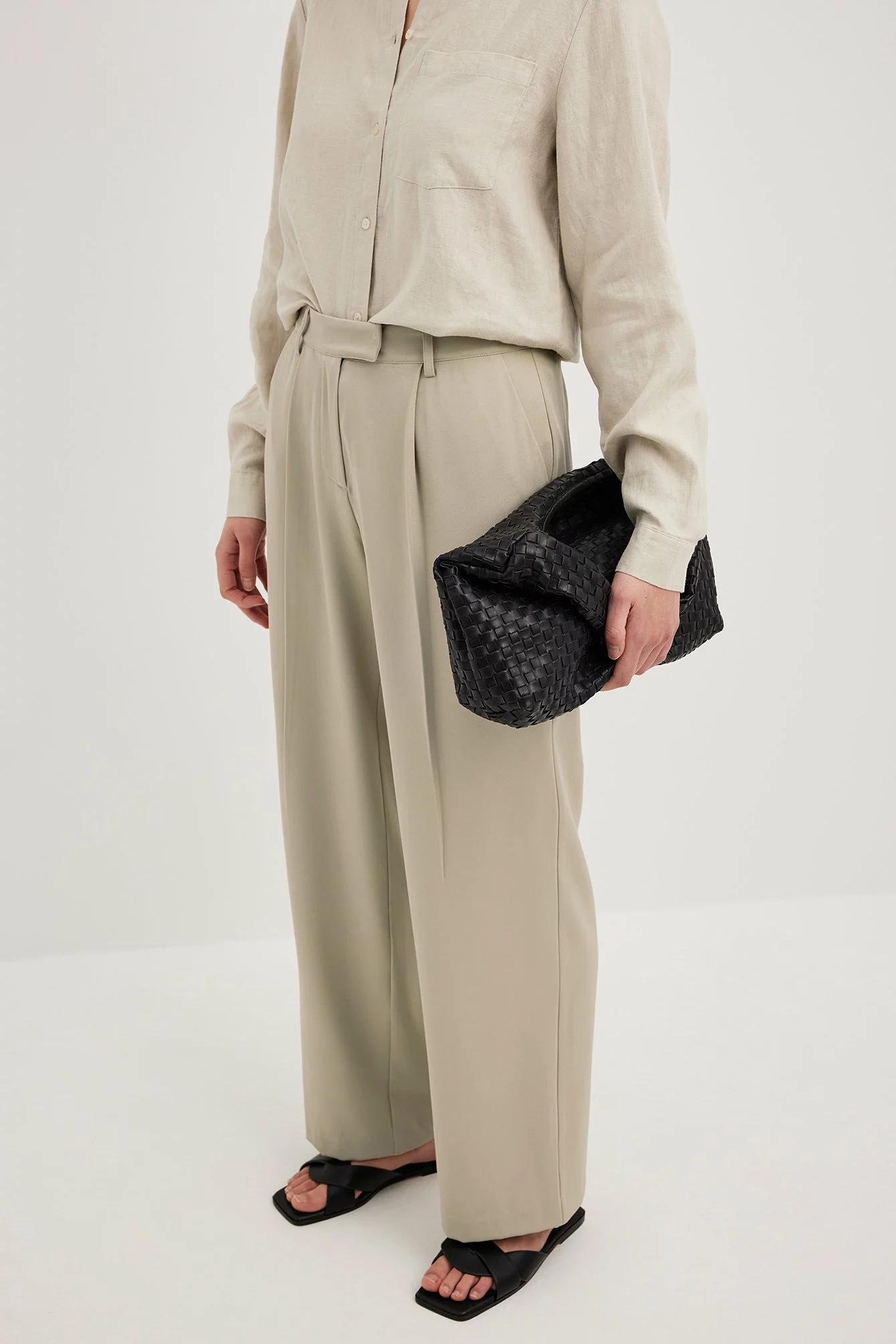 NA-KD Party Mid Waist Straight Leg Suit Pants - Image 12