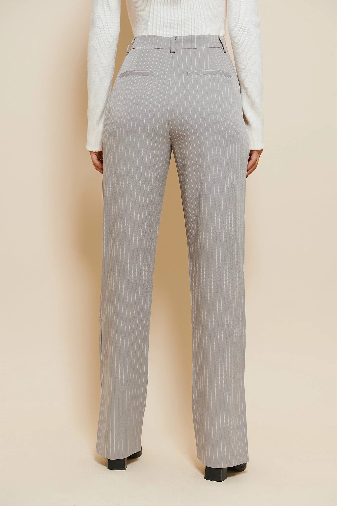 Mimi A.R X NA-KD Pinstriped Slit Pants - Image 4