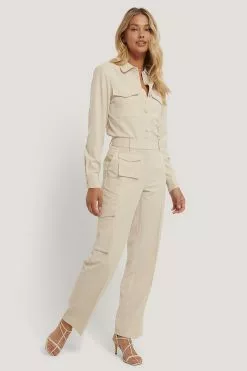 NA-KD Trend Multi Pocket Suit Pants