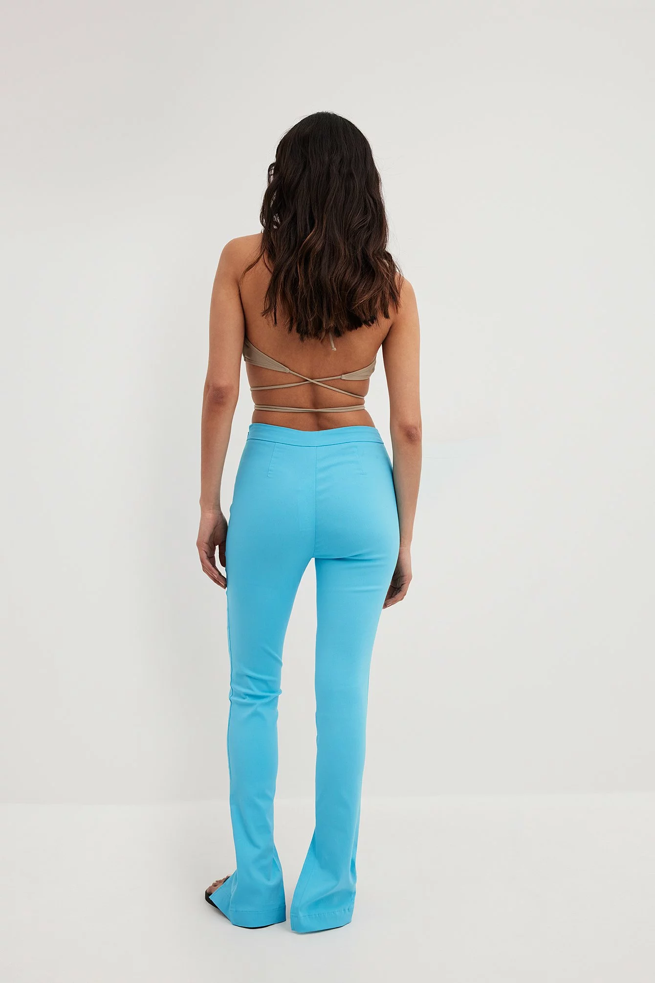 Josefine Hj X Na-Kd Mid Waist Slit Trousers - Image 2