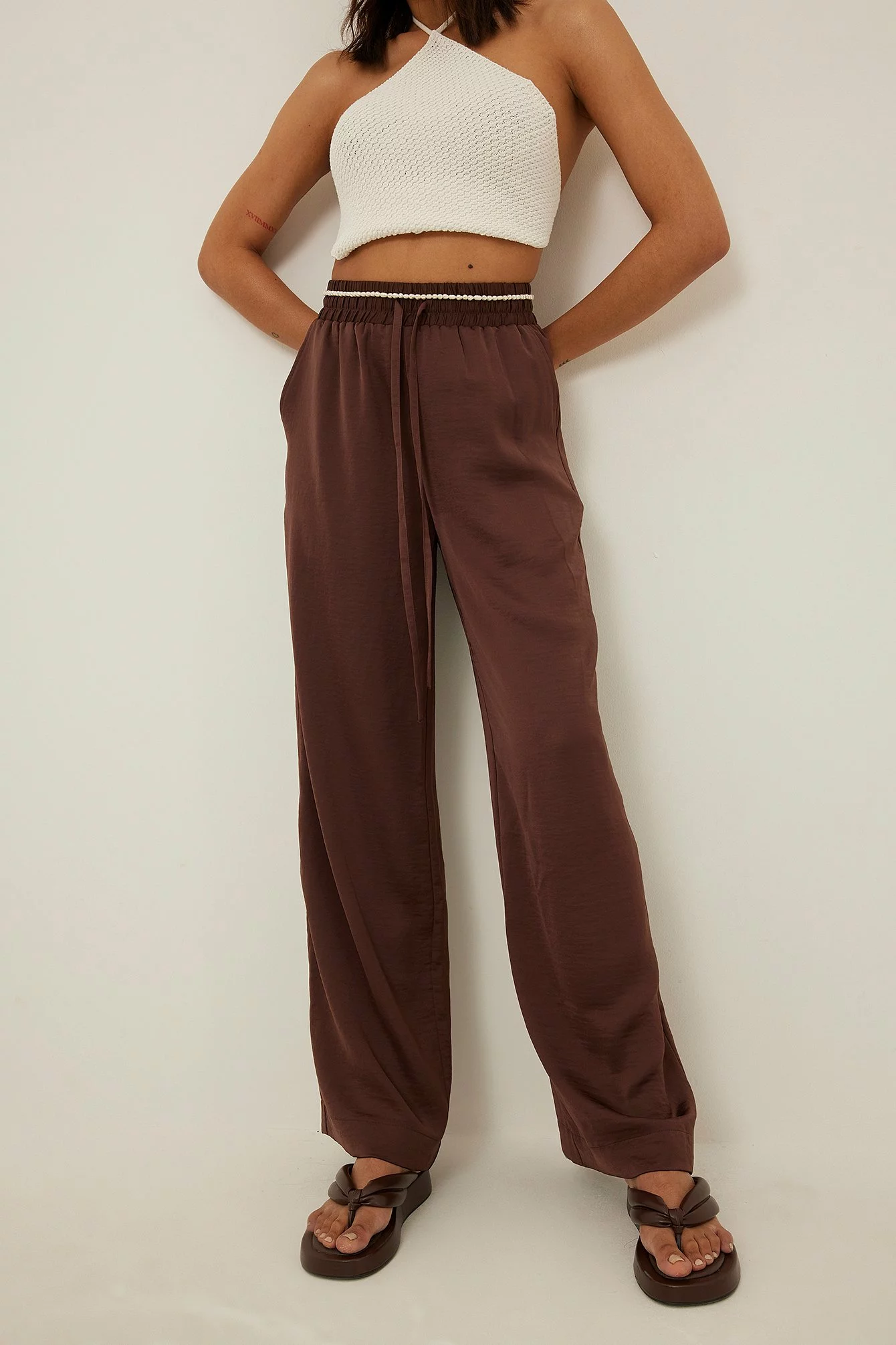 NA-KD Classic Palazzo Pants - Image 2
