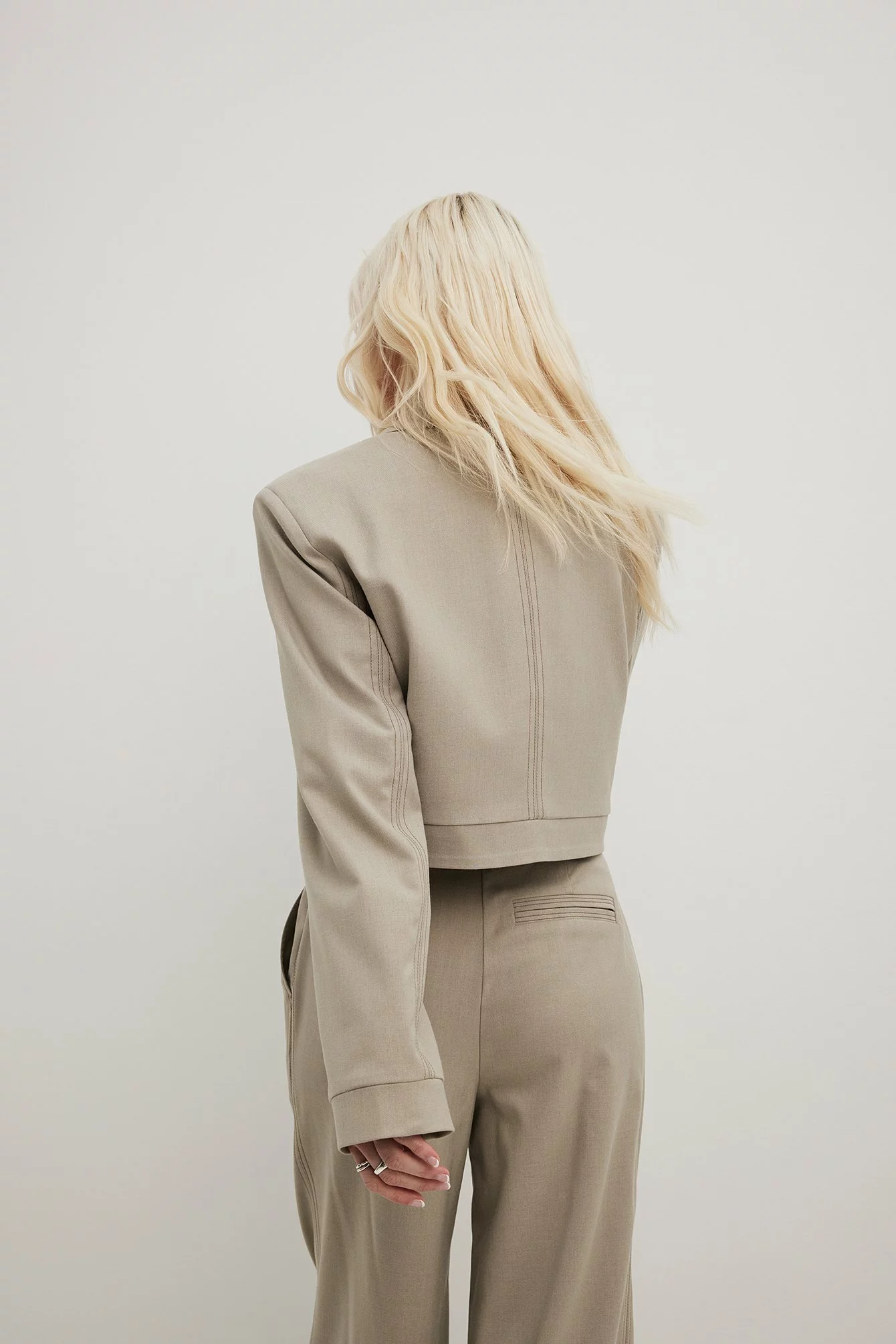 Picked By Hanna Schönberg Seam Detail Short Jacket - Image 3