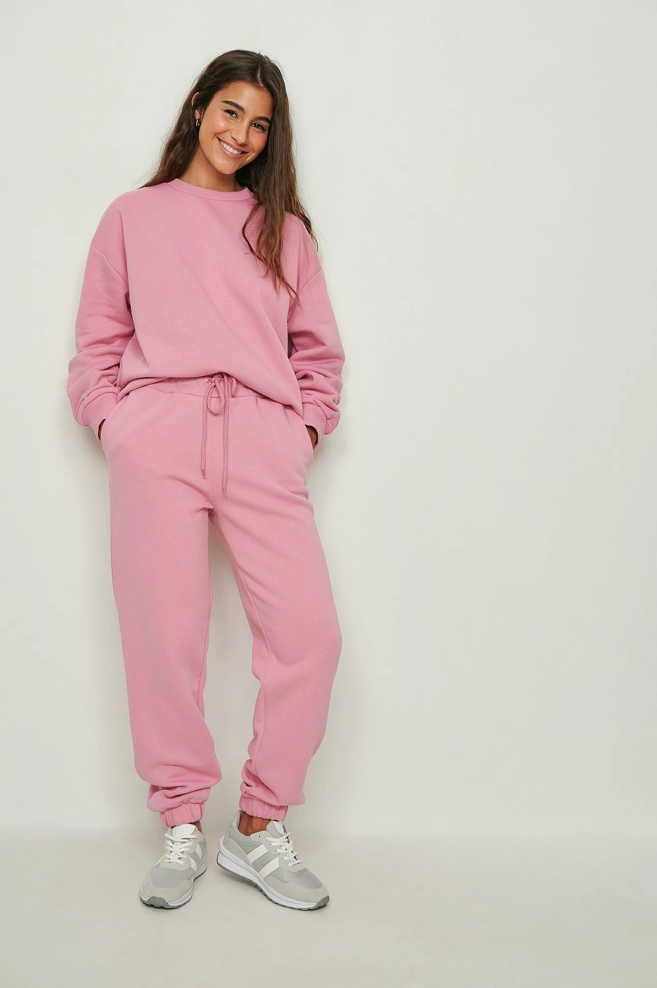 NA-KD Basic Brushed Drawstring Sweatpants - Image 37