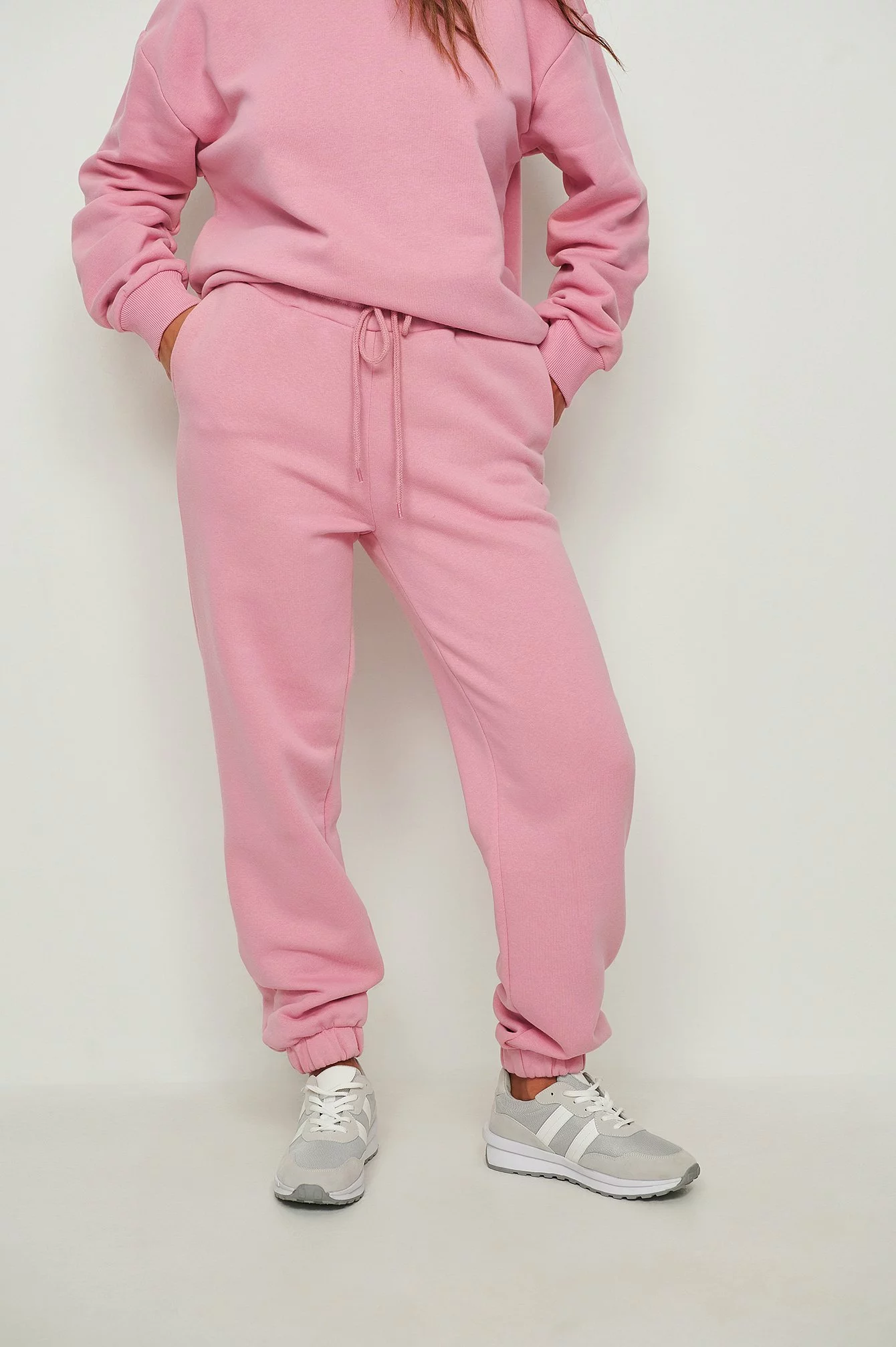 NA-KD Basic Brushed Drawstring Sweatpants - Image 39