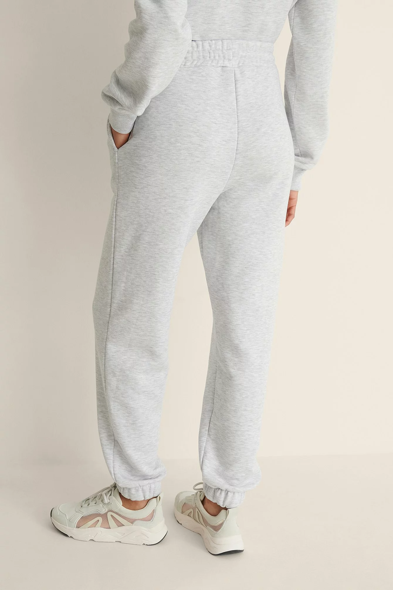 NA-KD Basic Brushed Drawstring Sweatpants - Image 6