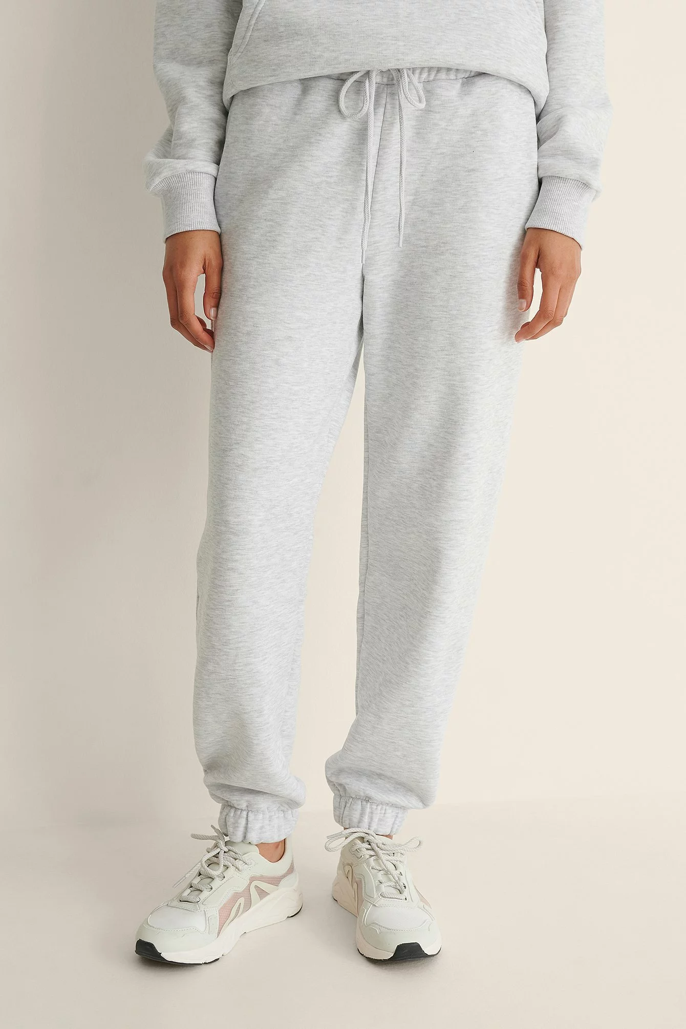 NA-KD Basic Brushed Drawstring Sweatpants - Image 7