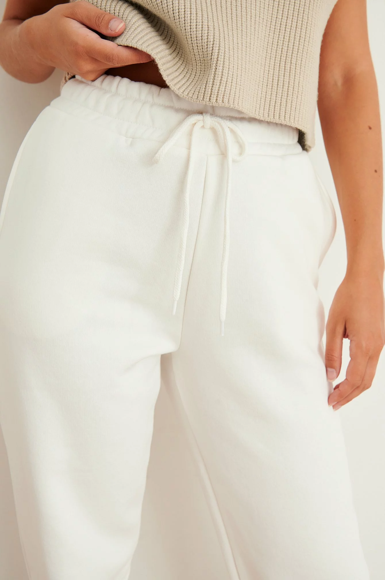 NA-KD Basic Brushed Drawstring Sweatpants - Image 15