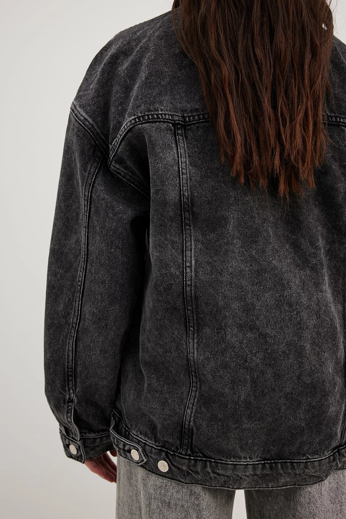 NA-KD Oversized Classic Denim Jacket - Image 10