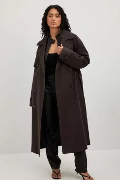 NA-KD Oversized Trenchcoat