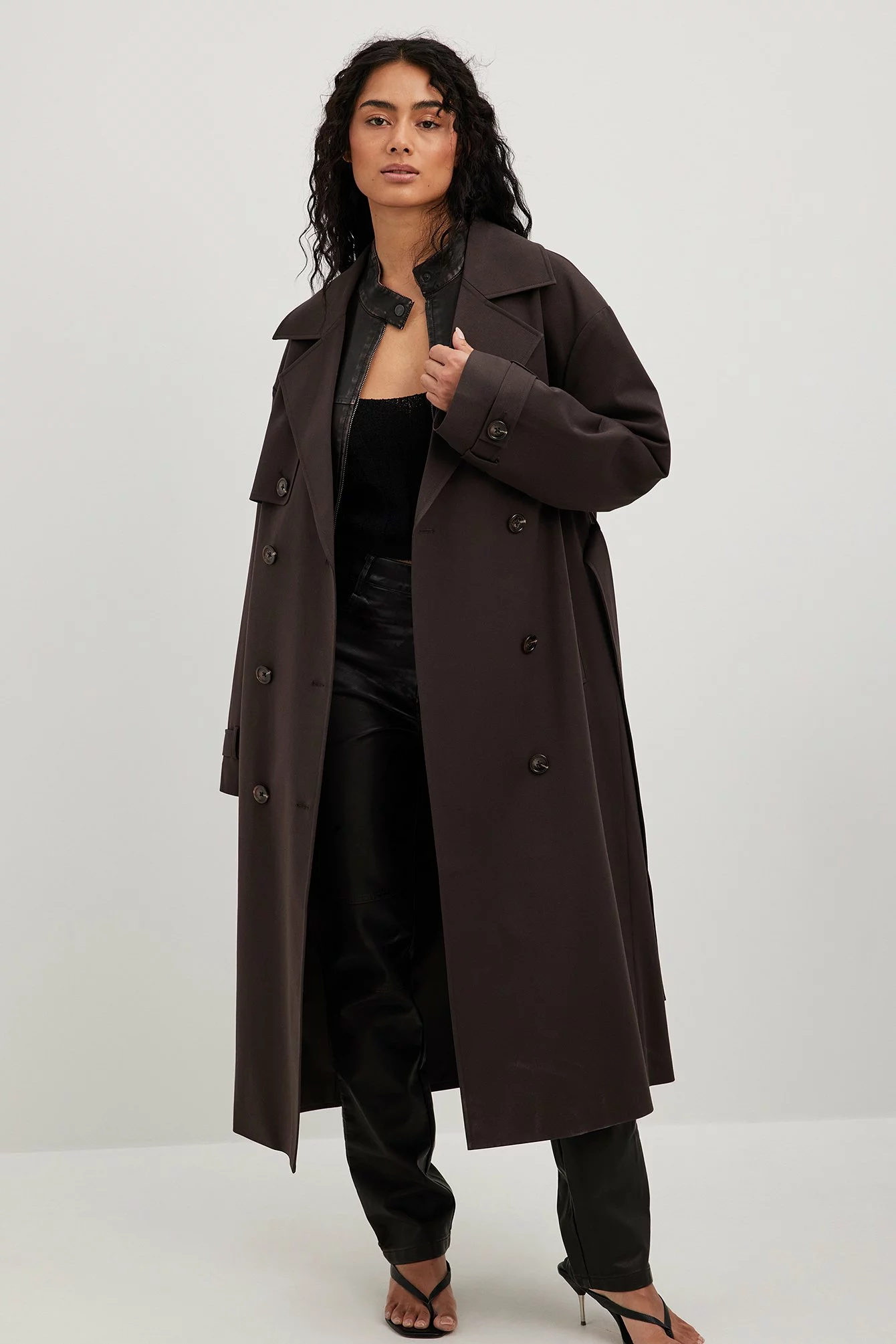 NA-KD Oversized Trenchcoat
