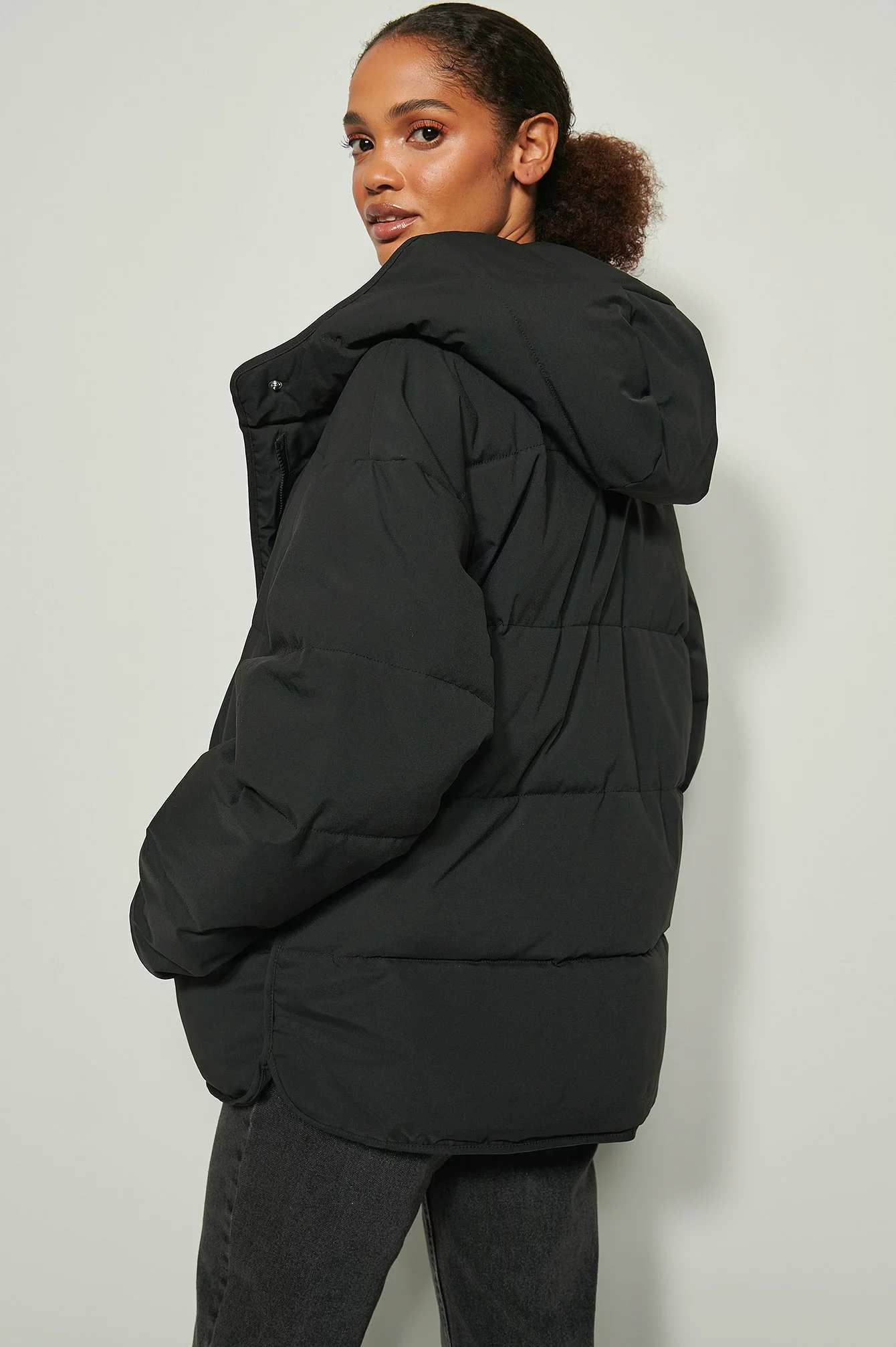 NA-KD Padded Hood Jacket - Image 2