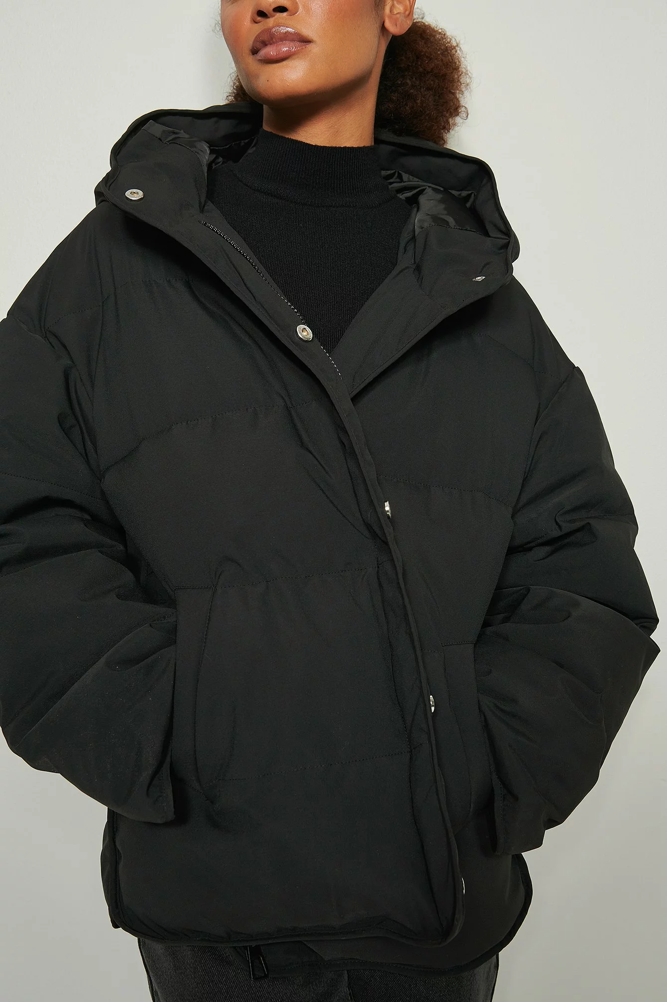 NA-KD Padded Hood Jacket - Image 4