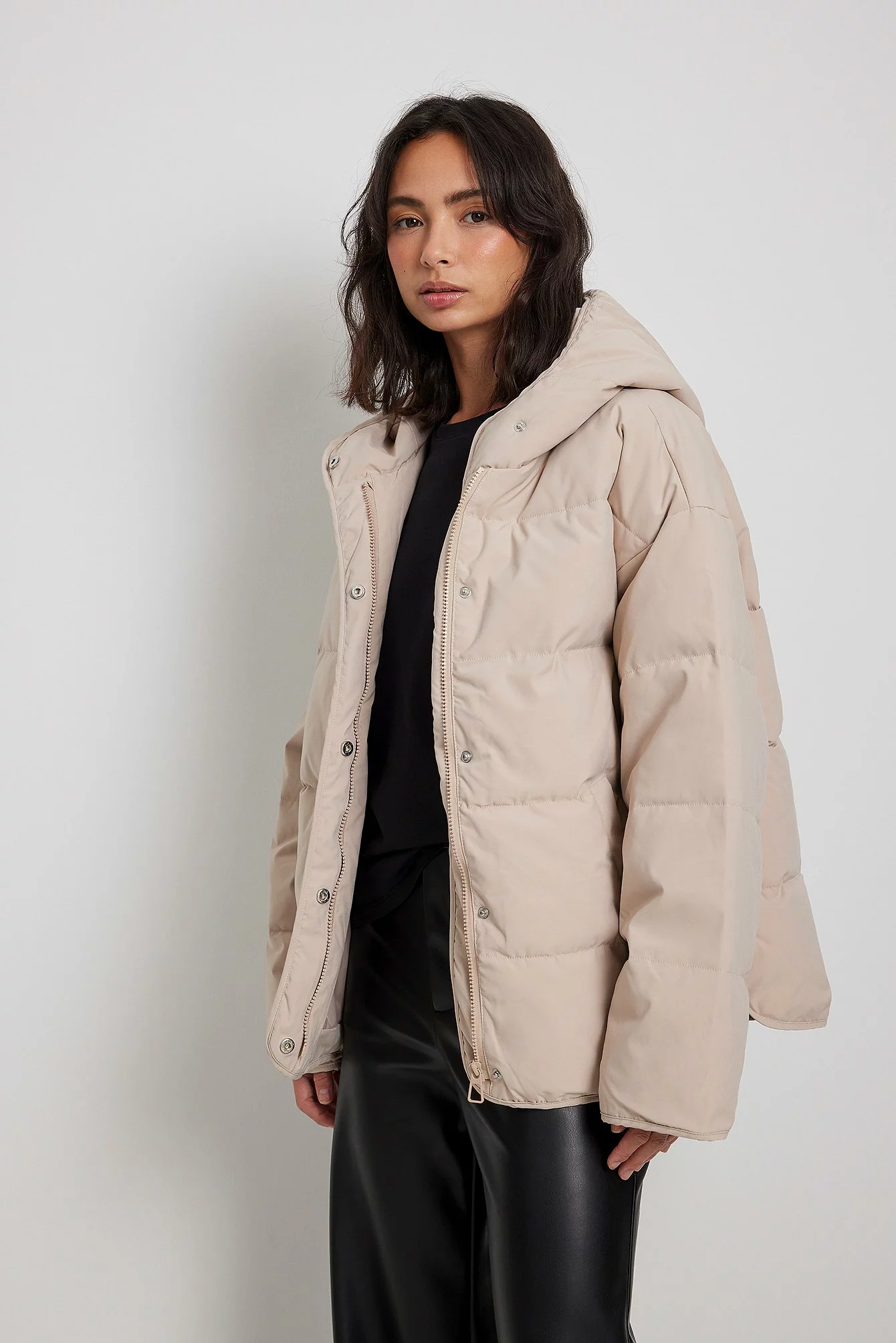 NA-KD Padded Hood Jacket - Image 5