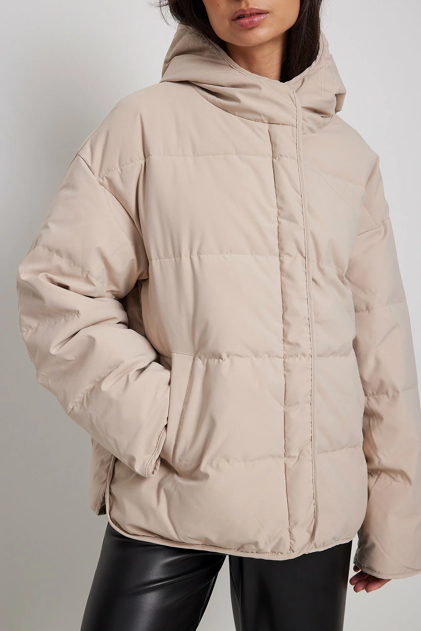 NA-KD Padded Hood Jacket - Image 8